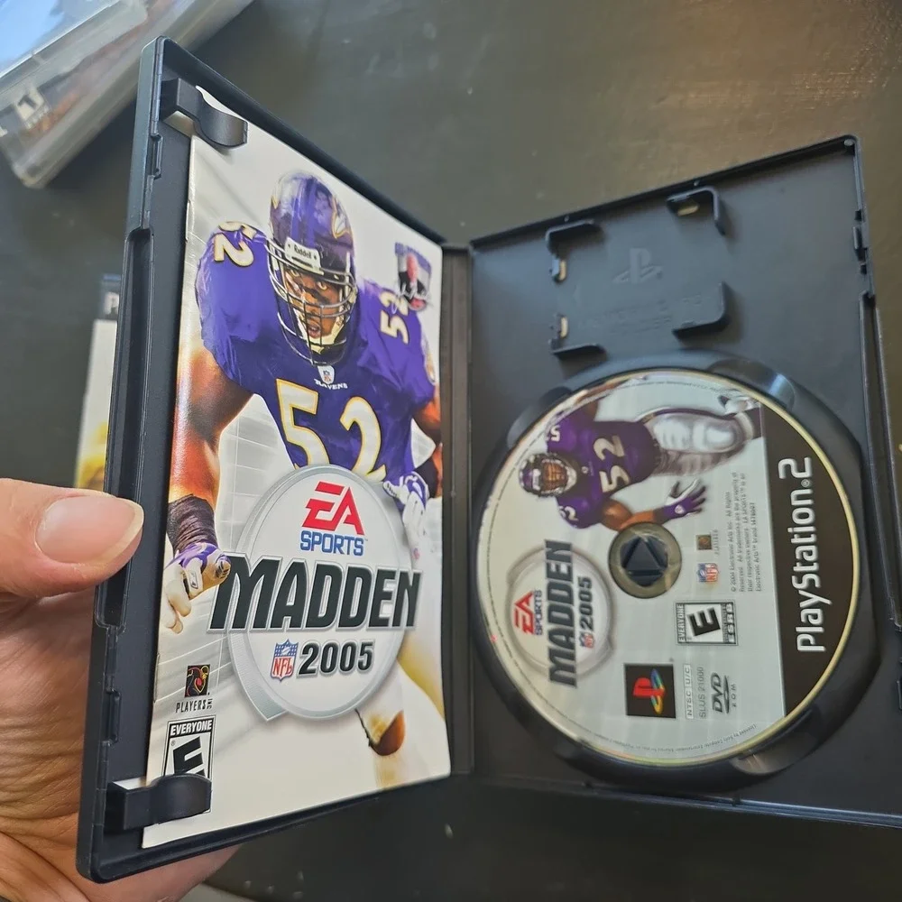 EA Sports‎ PS2 Bundle Madden NFL 2005 and Rugby 2004 Sony PlayStation 2 CIB